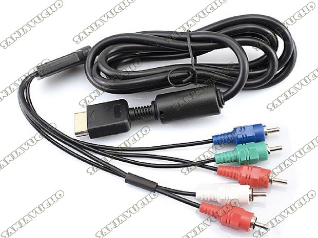 &+ CABLE VIDEO COMPONENTE PS3 PS2